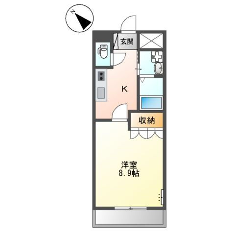 香川県丸亀市飯野町東分 宇多津駅 1K アパート 賃貸物件詳細