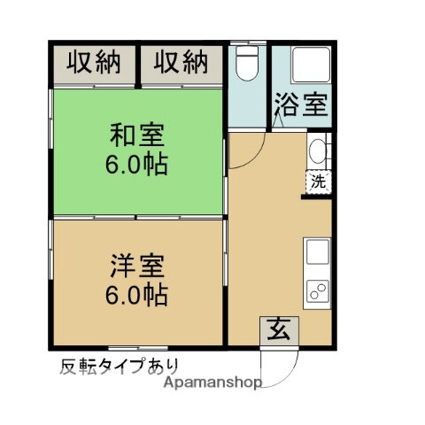 岩手県盛岡市上堂３ 2K アパート 賃貸物件詳細