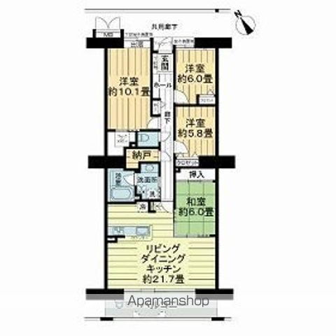 グランスイート五日市駅前センターガーデン 12階 4LDK 賃貸物件詳細