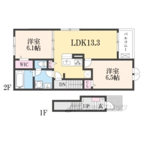 滋賀県大津市見世２ 唐崎駅 2LDK アパート 賃貸物件詳細