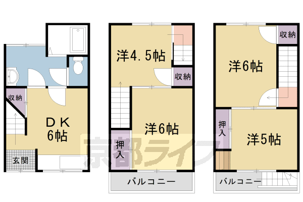 京都府京都市右京区太秦桂木町 太秦天神川駅 4DK 一戸建て 賃貸物件詳細