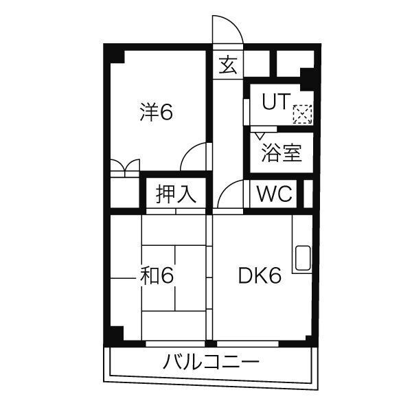 愛知県名古屋市東区葵２ 車道駅 2DK マンション 賃貸物件詳細