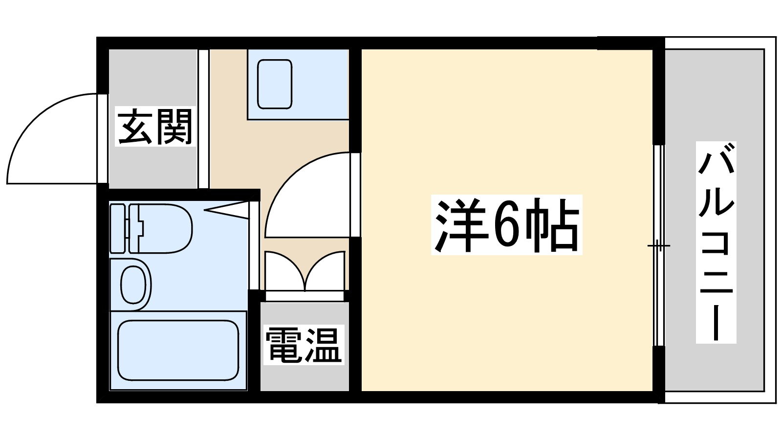 ヒューマンビレッジ 2階 1K 賃貸物件詳細