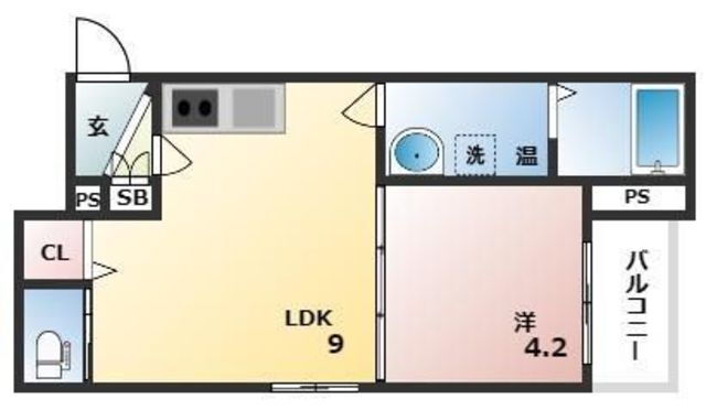 大阪府東大阪市河内町 瓢箪山駅 1LDK アパート 賃貸物件詳細