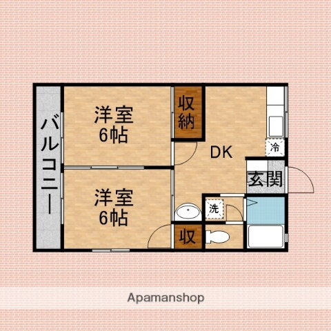 埼玉県川越市大字砂 新河岸駅 2DK アパート 賃貸物件詳細