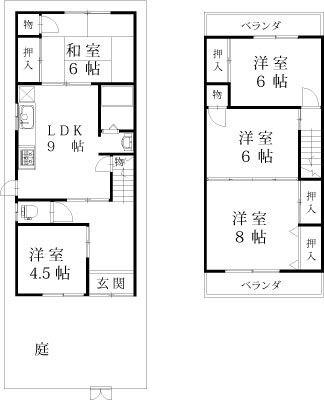 大阪府大阪市生野区新今里３ 今里駅 5LDK 一戸建て 賃貸物件詳細