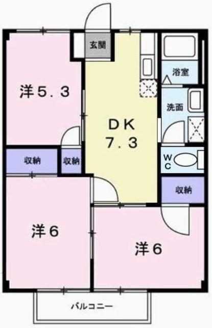 兵庫県姫路市玉手２ 英賀保駅 3DK アパート 賃貸物件詳細