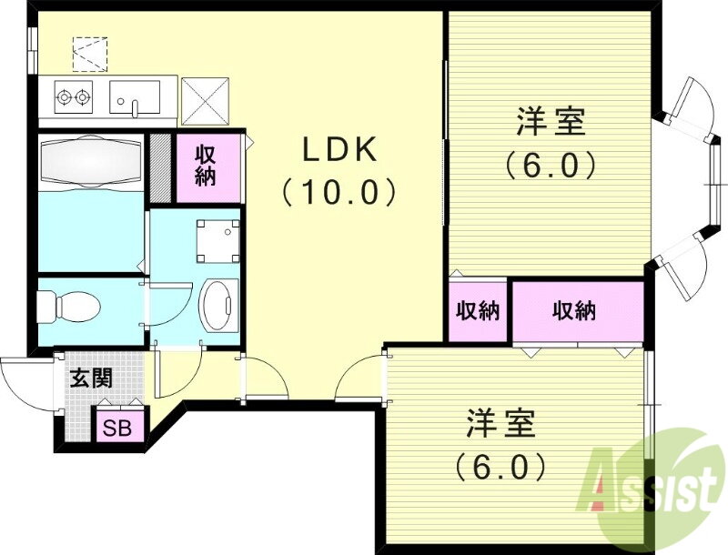 兵庫県神戸市北区有野町二郎 田尾寺駅 2LDK アパート 賃貸物件詳細