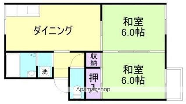 和歌山県和歌山市塩屋５ 紀三井寺駅 2DK アパート 賃貸物件詳細