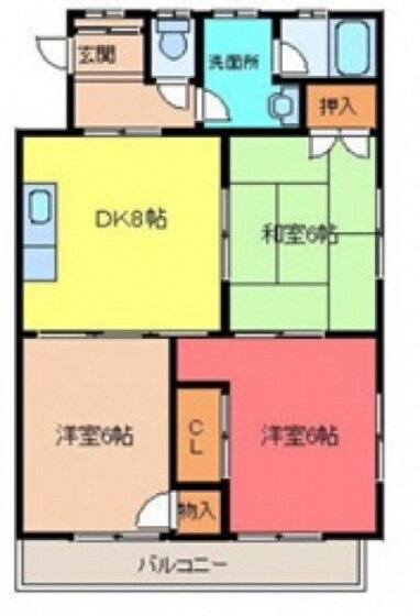 広島県広島市南区向洋新町３ 向洋駅 3DK アパート 賃貸物件詳細