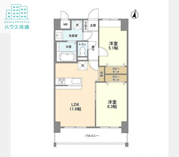 長崎県諫早市永昌町 諫早駅 2LDK マンション 賃貸物件詳細