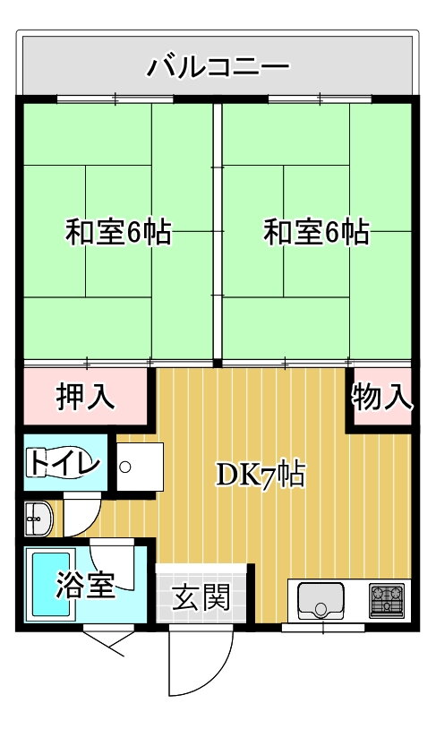 和歌山県日高郡日高町大字高家 紀伊内原駅 2DK アパート 賃貸物件詳細