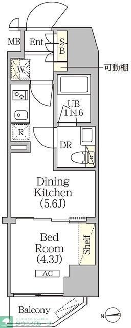 クラリティア浅草橋 15階 1DK 賃貸物件詳細