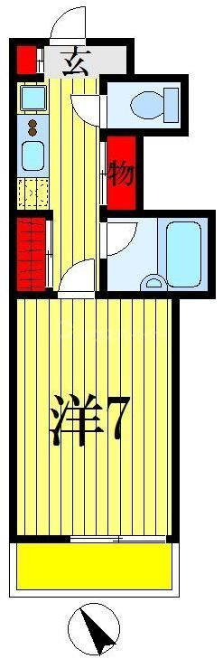 千葉県船橋市海神２ 船橋駅 1K アパート 賃貸物件詳細