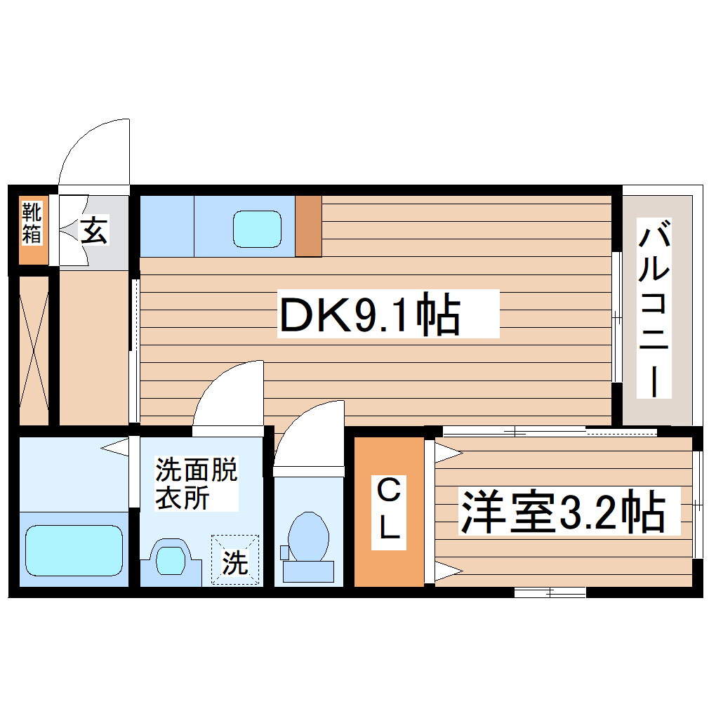 宮城県仙台市青葉区小田原８ 東照宮駅 1DK アパート 賃貸物件詳細