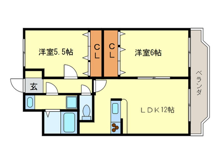 福岡県福岡市博多区諸岡６ 笹原駅 2LDK マンション 賃貸物件詳細