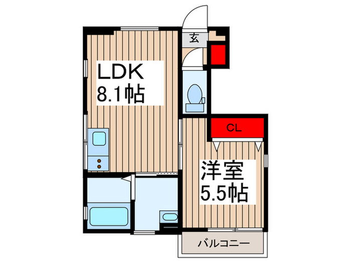 埼玉県蕨市中央６ 蕨駅 1LDK アパート 賃貸物件詳細