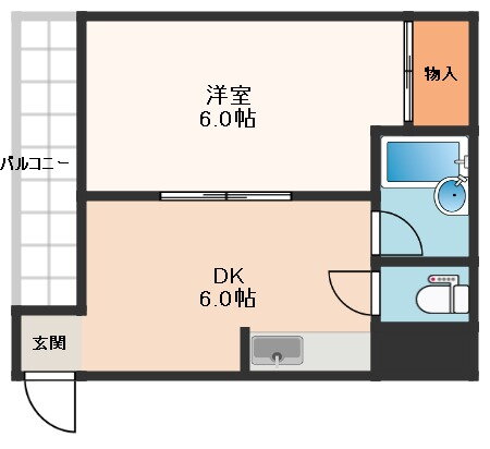 大阪府大阪市浪速区桜川２ 桜川駅 1DK マンション 賃貸物件詳細