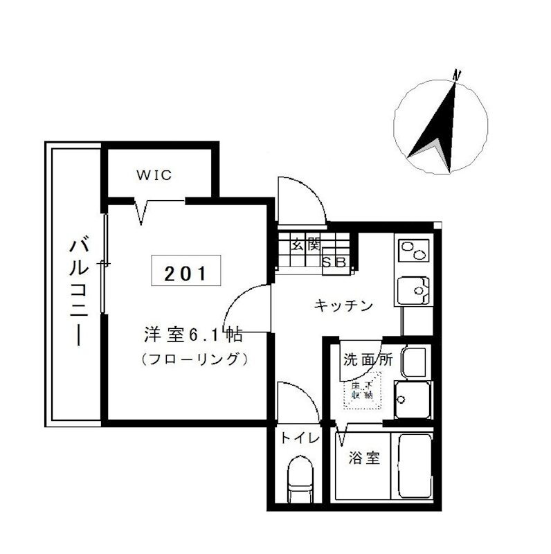 東京都目黒区柿の木坂１ 都立大学駅 1K アパート 賃貸物件詳細