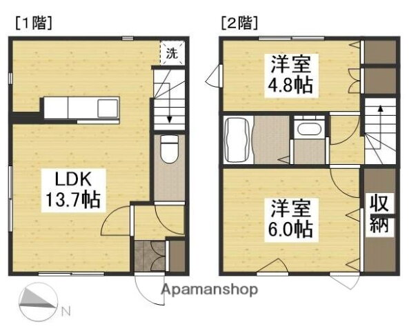 岡山県倉敷市北畝５ 弥生駅 2LDK 一戸建て 賃貸物件詳細