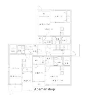 シャロム周船寺 3階 1LDK 賃貸物件詳細