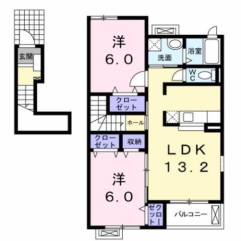 新潟県新潟市中央区水道町２ 新潟駅 2LDK アパート 賃貸物件詳細