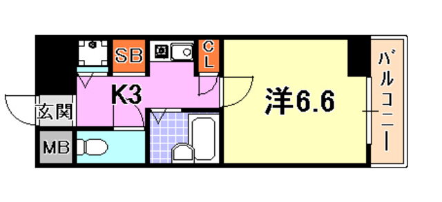 ロイヤルヒル神戸三ノ宮ＩＩ 7階 1K 賃貸物件詳細