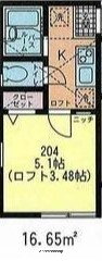 神奈川県横浜市港北区菊名３ 妙蓮寺駅 1K アパート 賃貸物件詳細
