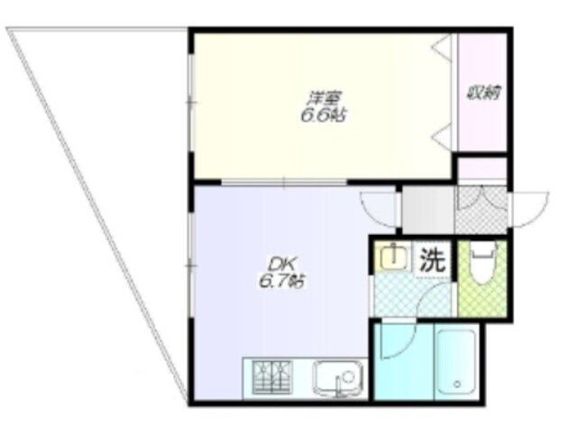 藍染ビル 5階 1DK 賃貸物件詳細