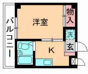 千葉県千葉市若葉区西都賀４ 都賀駅 1K マンション 賃貸物件詳細