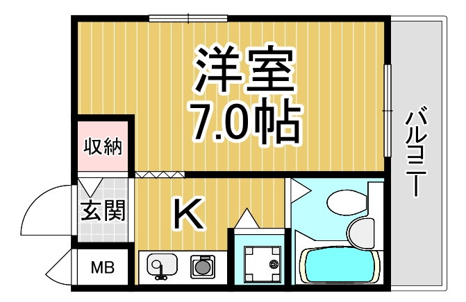 兵庫県尼崎市南塚口町２ 塚口駅 1K マンション 賃貸物件詳細
