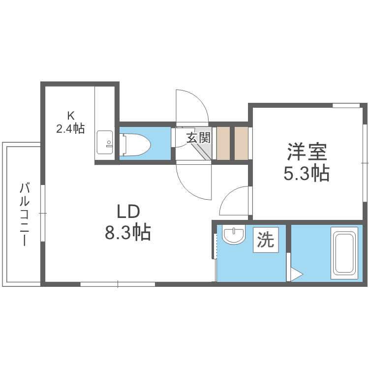 北海道札幌市中央区南七条西１１ 西１１丁目駅 1LDK マンション 賃貸物件詳細