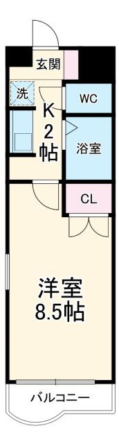 愛知県名古屋市昭和区広瀬町３ 御器所駅 1K マンション 賃貸物件詳細