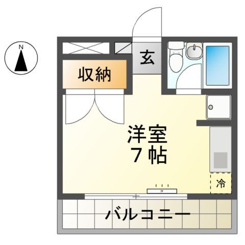 グレートコースト桜山 3階 ワンルーム 賃貸物件詳細