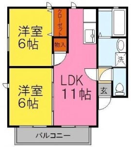 兵庫県姫路市青山４ 余部駅 2LDK アパート 賃貸物件詳細