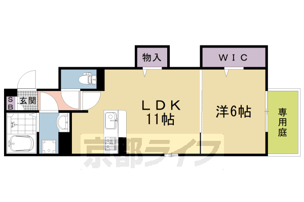 京都府京都市右京区西京極殿田町 西京極駅 1LDK アパート 賃貸物件詳細