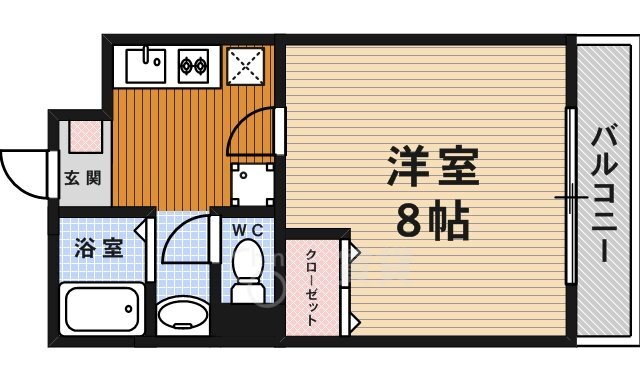 シャンヴェルジェ豊中３ 1階 1K 賃貸物件詳細