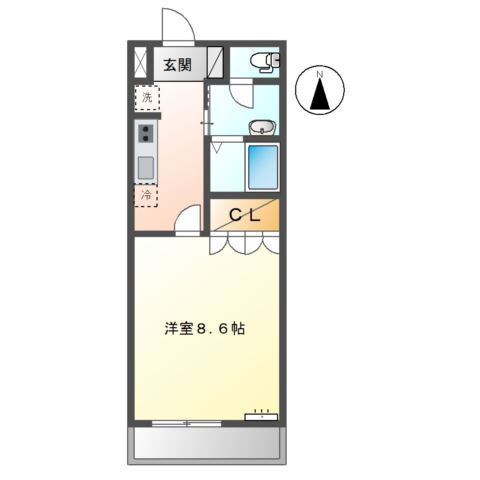 神奈川県横浜市南区清水ケ丘 保土ケ谷駅 1K マンション 賃貸物件詳細