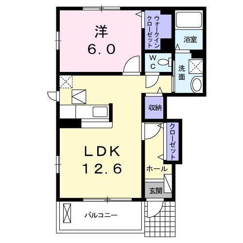 サニーブライトＩ 1階 1LDK 賃貸物件詳細