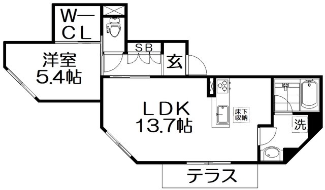大阪府交野市星田５ 星田駅 1LDK マンション 賃貸物件詳細