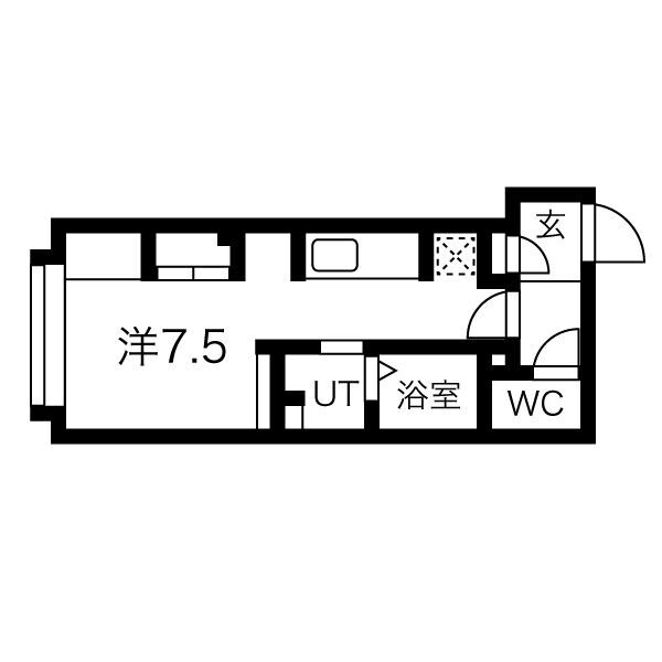 ＬＥＯＩ 3階 ワンルーム 賃貸物件詳細
