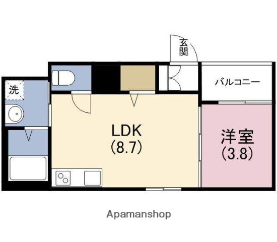 大阪府大阪市生野区生野西３ 寺田町駅 1LDK アパート 賃貸物件詳細