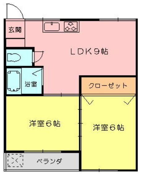 熊本県熊本市西区島崎２ 段山町駅 2LDK アパート 賃貸物件詳細
