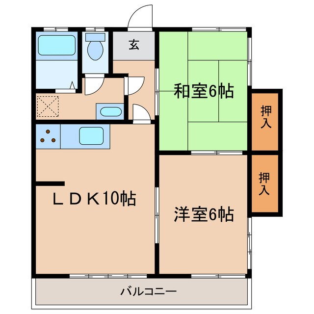 長野県上田市下之条 上田原駅 2LDK アパート 賃貸物件詳細