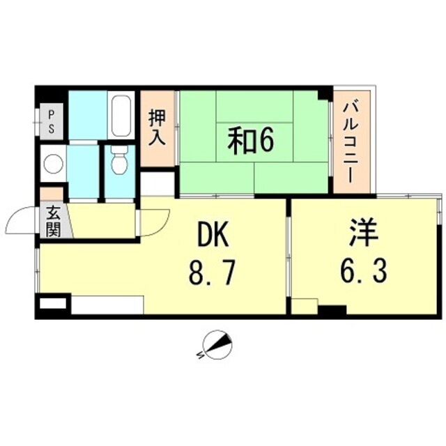 兵庫県神戸市兵庫区上沢通４ 湊川公園駅 2DK マンション 賃貸物件詳細