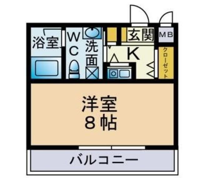 福岡県福岡市中央区御所ヶ谷 桜坂駅 1K マンション 賃貸物件詳細