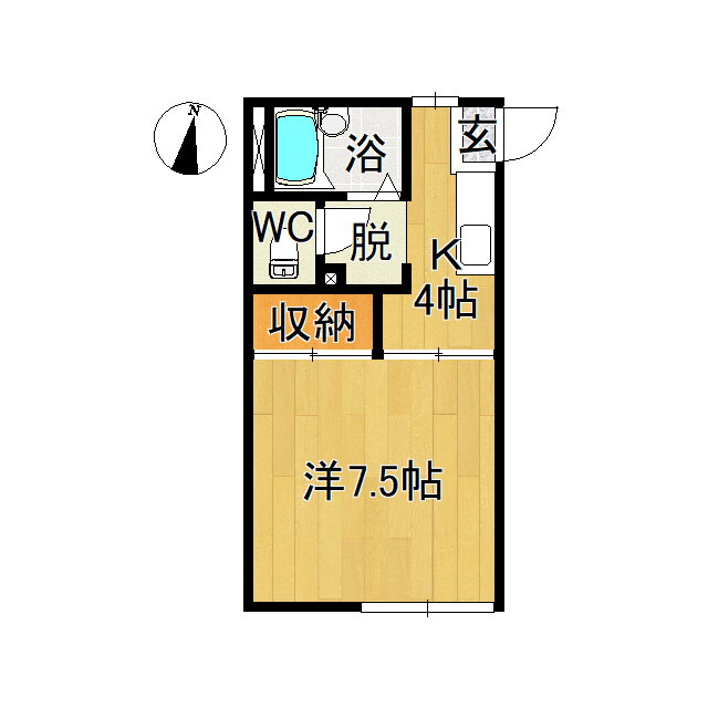 フレール城東 2階 1K 賃貸物件詳細