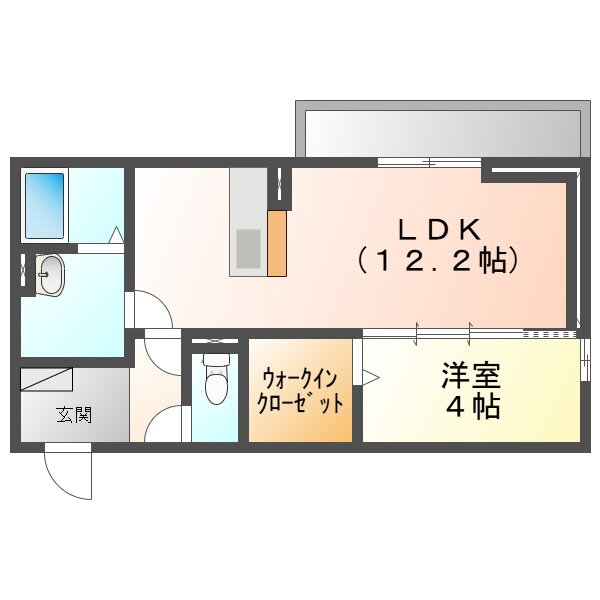 セラヴィ 1階 1LDK 賃貸物件詳細