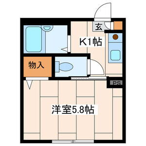 神奈川県相模原市南区東大沼４ 相模大野駅 1K アパート 賃貸物件詳細