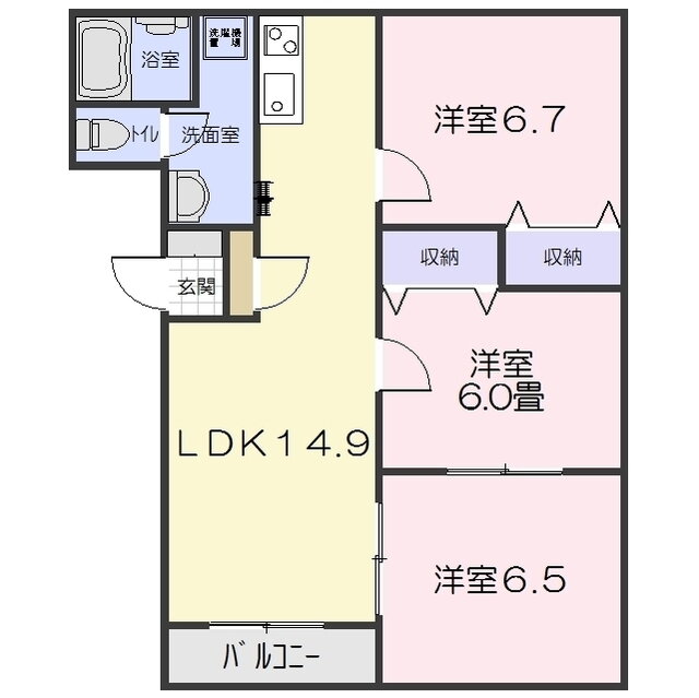 山梨県甲府市後屋町 国母駅 3LDK マンション 賃貸物件詳細